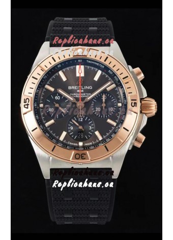 Breitling Chronomat B01 42 Edition Swiss 904L Steel Casing Brown Dial 1:1 Mirror Replica Watch