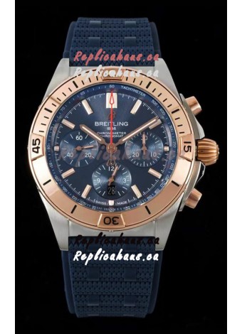 Breitling Chronomat B01 42 Edition Swiss 904L Steel Casing Blue Dial 1:1 Mirror Replica Watch