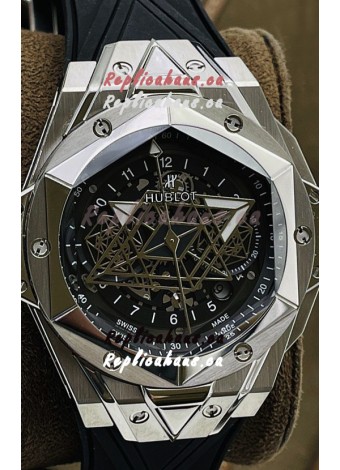 Hublot Big Bang UNICO Sang Bleu II Stainless Steel 1:1 Mirror Quality Swiss Replica Watch 