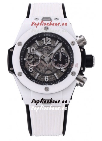 Hublot Big Bang Unico White Ceramic Casing 1:1 Mirror Edition Swiss Replica Watch