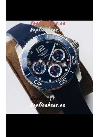 Longines HydroConquest Automatic Chronograph 1:1 Swiss Replica Blue Dial Watch 