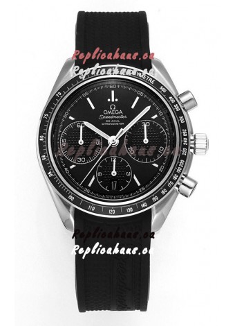 Omega Speedmaster Racing 904L Steel Chronograph 1:1 Mirror Replica in Black Dial