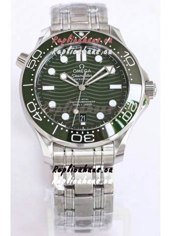 Omega Seamaster 300M Master Chronometer Green Swiss 904L Steel 1:1 Mirror Replica Watch