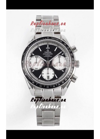 Omega Speedmaster Racing 904L Steel Chronograph 1:1 Mirror Replica in Black Dial