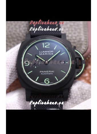 Panerai Luminor Marina PAM1118 Carbotech 1:1 Mirror Swiss Replica Watch 44MM