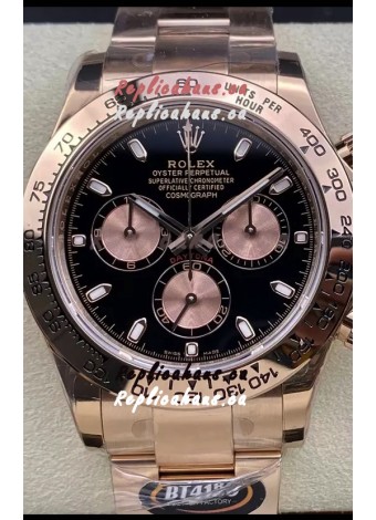 Rolex Cosmograph Daytona M116505 Rose Gold Original Cal.4130 Movement - 904L Steel Watch
