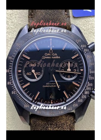 Omega Speedmaster Dark Side of the Moon Brown Strap - 1:1 Superclone Replica Watch 
