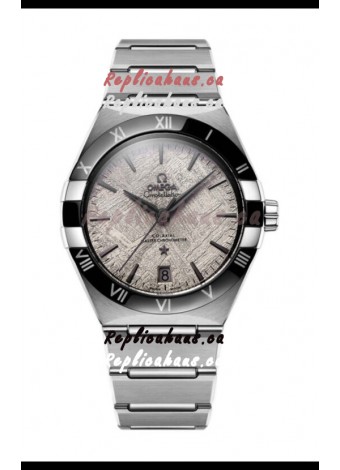 Omega Co-Axial Constellation Stainless Steel Meteorite Dial 1:1 Mirror Replica 41MM