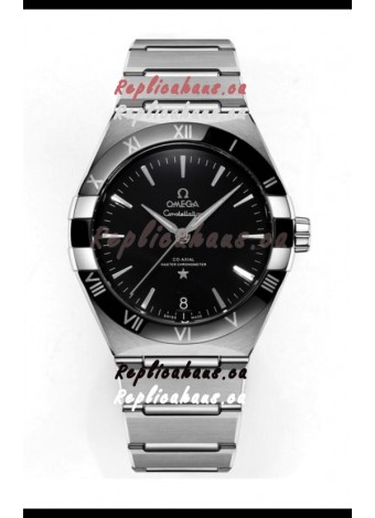 Omega Co-Axial Constellation Stainless Steel Black Dial 1:1 Mirror Replica 41MM