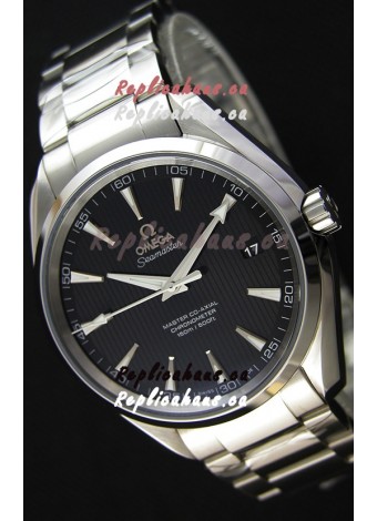 Omega Master Co-Axial Aqua Terra 150M Black Dial 1:1 Mirror Replica