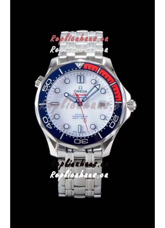 Omega Seamaster Diver 300M 007 Commander's Edition Swiss 1:1 Mirror Watch 904L Steel 