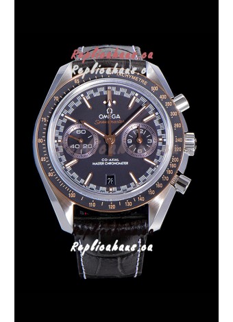 Omega Speedmaster Racing Co-Axial Master Chronograph Swiss Watch in Two Tone Bezel