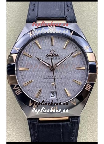 Omega Co-Axial Constellation 41MM 904L Steel - Grey Dial 1:1 Mirror Replica Watch