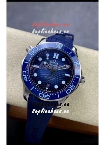 Omega Seamaster 300M Summer Blue Swiss 904L Steel 1:1 Mirror Replica Watch