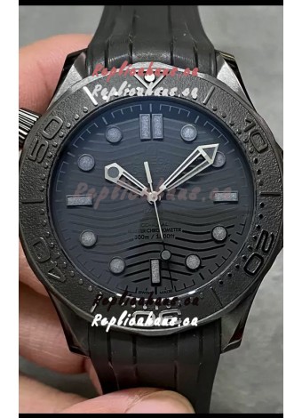 Omega Seamaster 300M "Black Black" Ceramic Case Swiss 1:1 Mirror Replica Watch