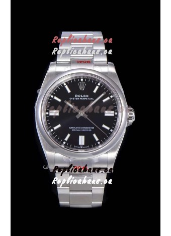 Rolex Oyster Perpetual REF#124300 41MM Cal.3230 Movement Swiss Replica Black Dial 904L Steel 1:1 Mirror Replica Watch
