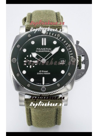 Panerai PAM1287 Submersible eSteel 1:1 Superclone Replica Watch 44MM 