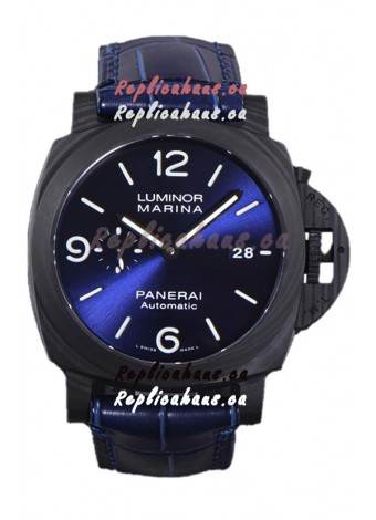 Panerai Luminor Marina Carbotech PAM1664 Blue Notte Carbon Casing 1:1 Mirror Replica Watch 