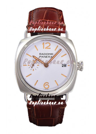 Panerai Radiomir PAM1292 Quaranta 40MM 904L Steel White Dial Watch in 1:1 Mirror Replica 