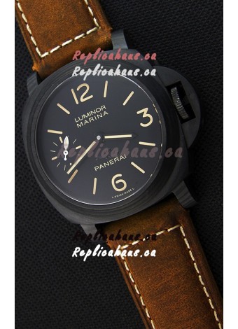 Panerai Luminor Marina Carbotech Beverly Hills Boutique Edition Swiss Replica Watch 