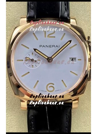 Panerai Luminor Due PAM1336 Edition 1:1 Mirror Swiss Replica Watch White Dial