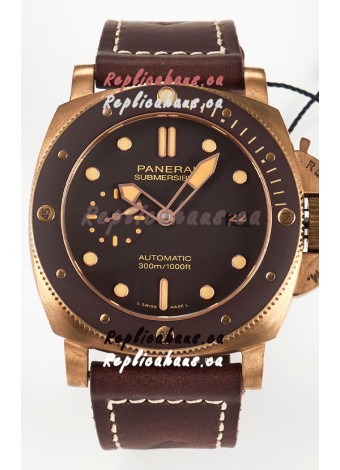 Panerai Super Clone Submersible PAM968 Bronzo Swiss P9010 Movement Watch