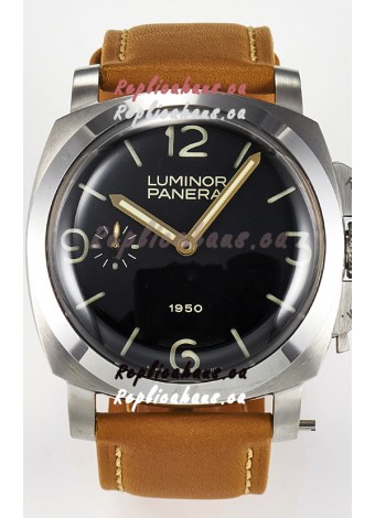 Panerai Super Clone Luminor 1950 PAM127 904L Steel Edition Swiss Replica Watch