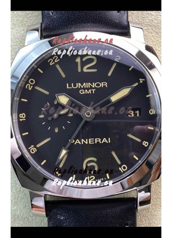 Panerai Luminor 1950 PAM00531 GMT Edition Black Dial - 1:1 Mirror Replica 