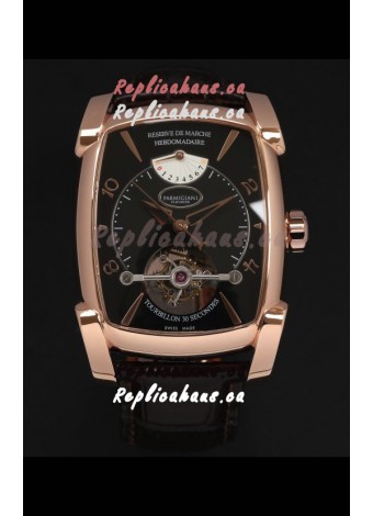 Parmigiani Fleurier Kalpa XL Rose Gold 1:1 Genuine Tourbillon Swiss Replica Watch 
