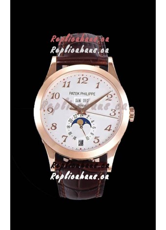 Patek Philippe Annual Calendar 5396R-012 Complications Swiss Replica Watch in White Dial