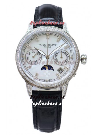 Patek Philippe Grand Complications Ladies First Perpetual Calendaer Steel Case Swiss Replica Watch