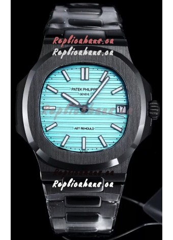 Patek Philippe Nautilus 5711 AET Remould Black Ceramic Tiffany Green Edition Swiss Replica Watch