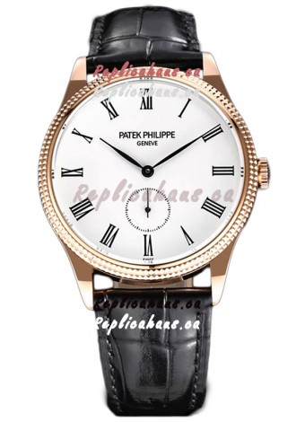 Patek Philippe Calatrava 5119G Rose Gold Casing 1:1 Mirror Replica Watch 
