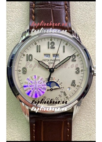 Patek Philippe Grand Complications 5320G-001 1:1 Mirror Swiss Replica Watch Milky White Dial 