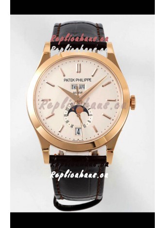 Patek Philippe Annual Calendar 5396R-011 Complications Swiss Replica Watch in White Dial