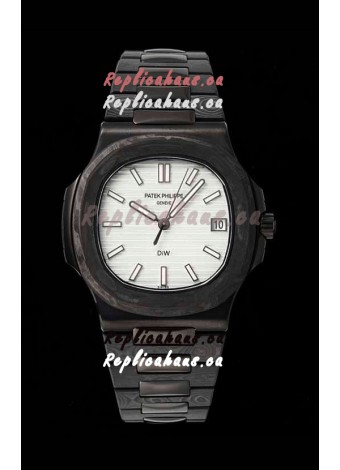Patek Philippe Nautilus 5711 DiW Edition Ceramic/Carbon 1:1 Mirror Swiss Replica Watch