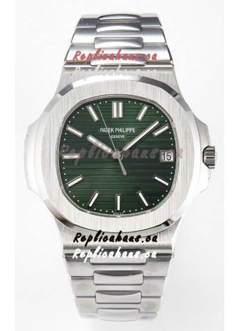 Patek Philippe Super Clone Nautilus 5711 Green Dial 1:1 Mirror Watch 