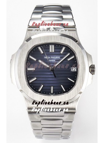 Patek Philippe Super Clone Nautilus 5711G-001 904L Steel Blue Dial 