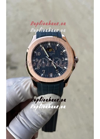 Patek Philippe Super Clone Aquanaut 5261R Swiss Replica in Rose Gold - 1:1 Mirror Edition