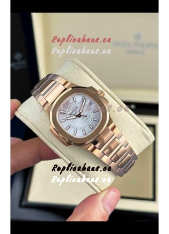 Patek Philippe Nautilus Super Clone 7010/1GR-011 32MM 1:1 Mirror Replica 