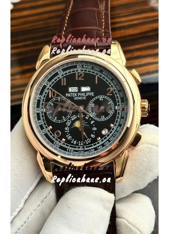 Patek Philippe Grand Complications 5270 Swiss Replica Watch in Rose Gold Casing