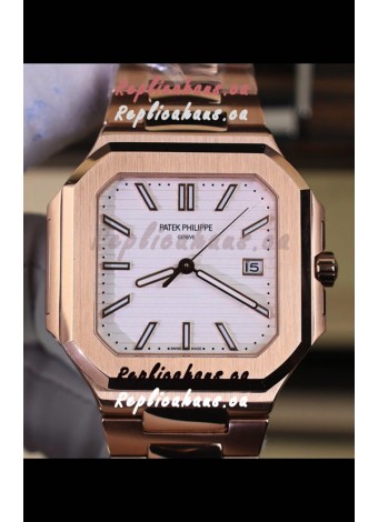Patek Philippe Cubitus 5821 Rose Gold White Dial Swiss Replica Watch