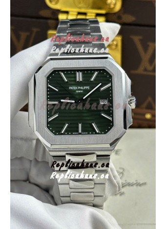 Patek Philippe Cubitus 5821 904L Steel Casing Green Dial Swiss Replica Watch 
