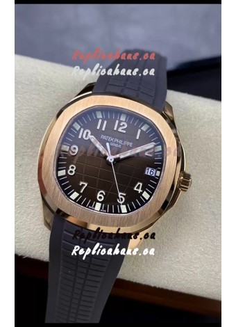 Patek Philippe Aquanaut 5167-001 Swiss Replica 904L Rose Gold - 1:1 Mirror Edition