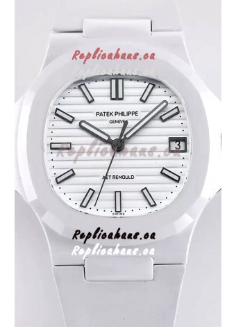 Patek Philippe Nautilus 5711 AET Remould White Edition Swiss Replica Watch 