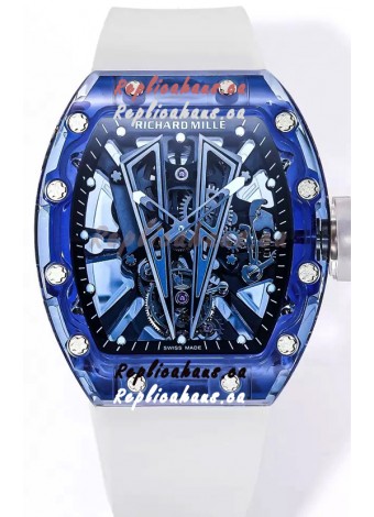 Richard Mille RM27-03 Sapphire Casing with Genuine Tourbillon Movement 1:1 Ultimate Replica