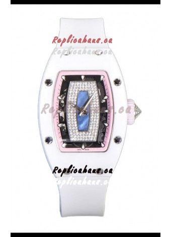 Richard Mille RM007 White Ceramic Pearl Dial Automatic Superclone Swiss Replica Watch