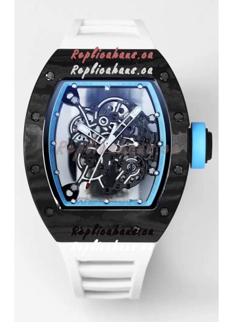 Richard Mille RM055 Black Carbon Casing 1:1 Superclone Genuine Tourbillon Watch 