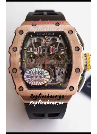 Richard Mille RM011-03 Felipe Massa 1:1 Mirror Quality One Piece Titanium Lightweight Case