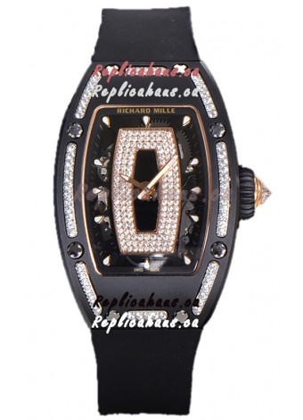 Richard Mille RM007 Black Ceramic Automatic Superclone Swiss Replica Watch